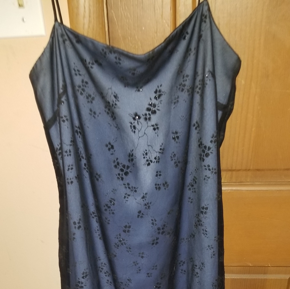 Navy blue formal dress